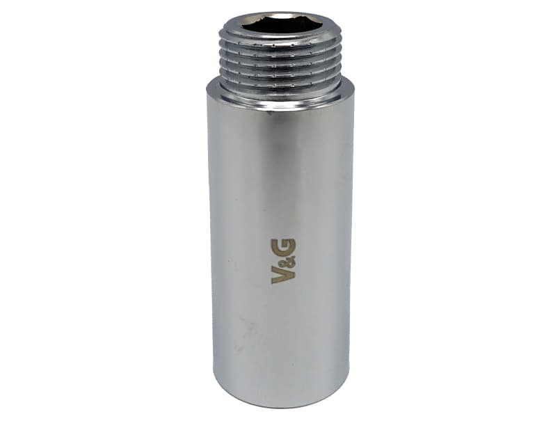 Подовжувач Valogin 1" x 90 ВЗ хромований VG-210135 1/15 шт