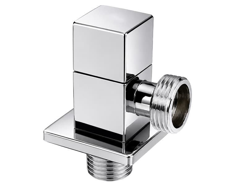 Кран кутовий для сантехприладів ASCO 1/2"х3/4" хром AS-AV-012