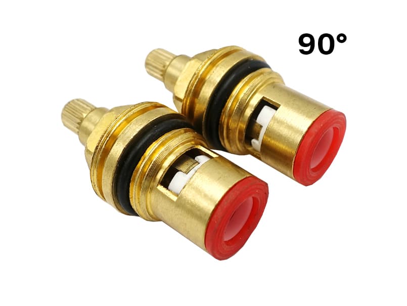 Комплект кранбукс MILLZ угол поворота 90° латунь MRS-P-055