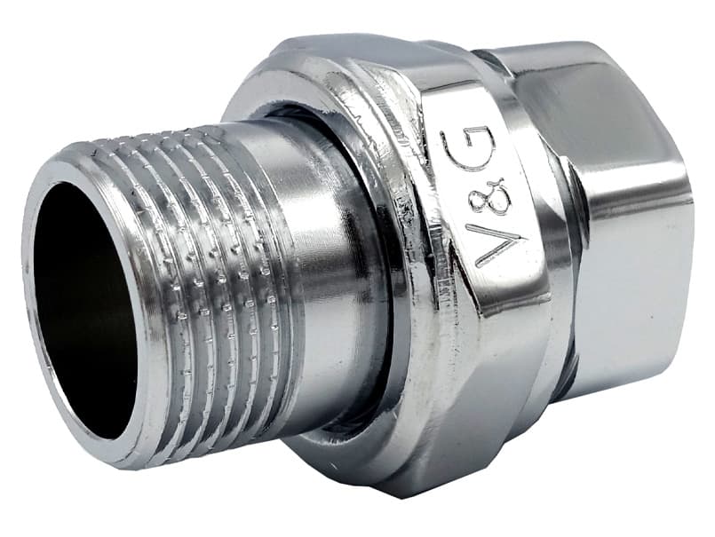 Згін прямий американка Valogin 1" хромований VG-205403 1/16 шт