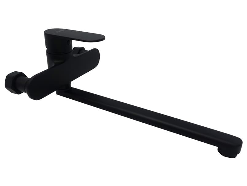 Смеситель для кухонной мойки AIM настенный черный матовый DG01252 (matte black)