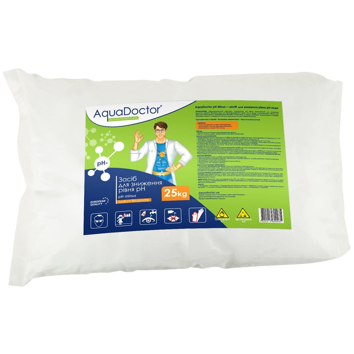 Засіб для зниження pH AquaDoctor pH Minus 25 кг в гранулах