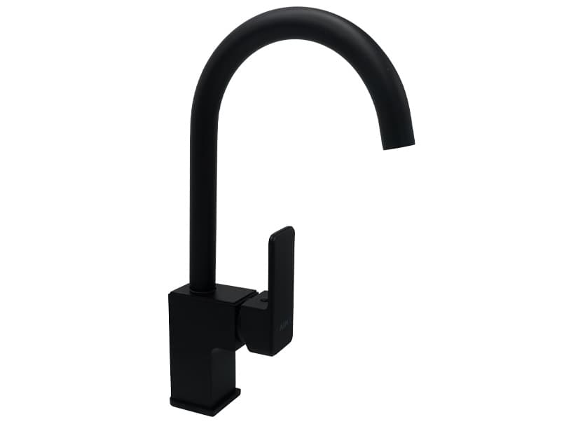 Змішувач для кухонної мийки AIM чорний матовий DG00750 (matte black)