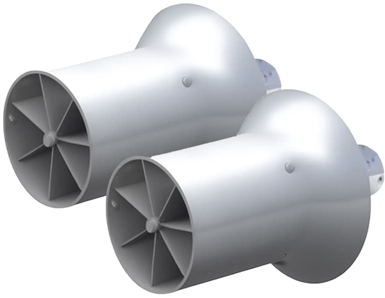 Турбінна система Hydrostar BGA 1200 Double (160–1200 м3/год, 230 В, на кронштейні)