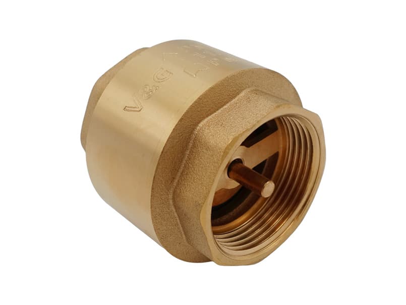 Обратный клапан Valogin 1 1/4" ВВ с латунным штоком VG-401104 1/24 шт