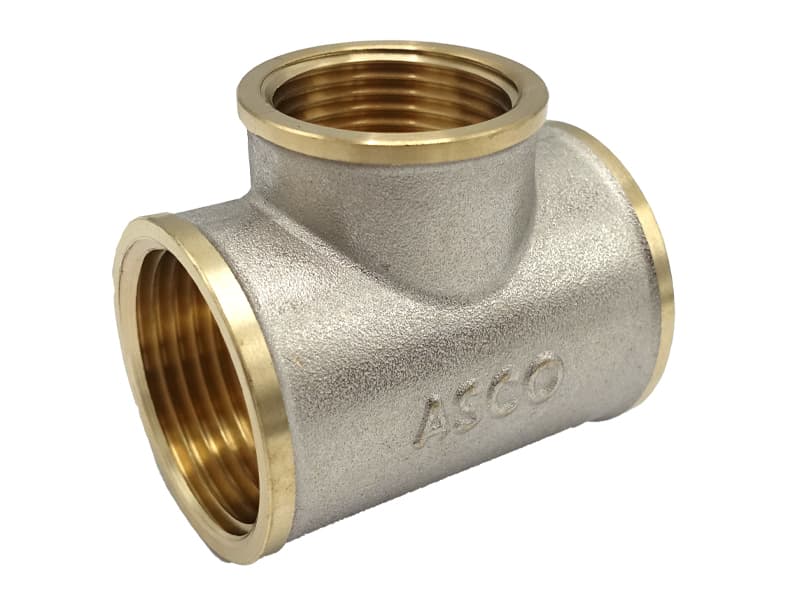 Трійник ASCO 1''х3/4''х1'' ВВВ нікель редукційний 1/40 шт