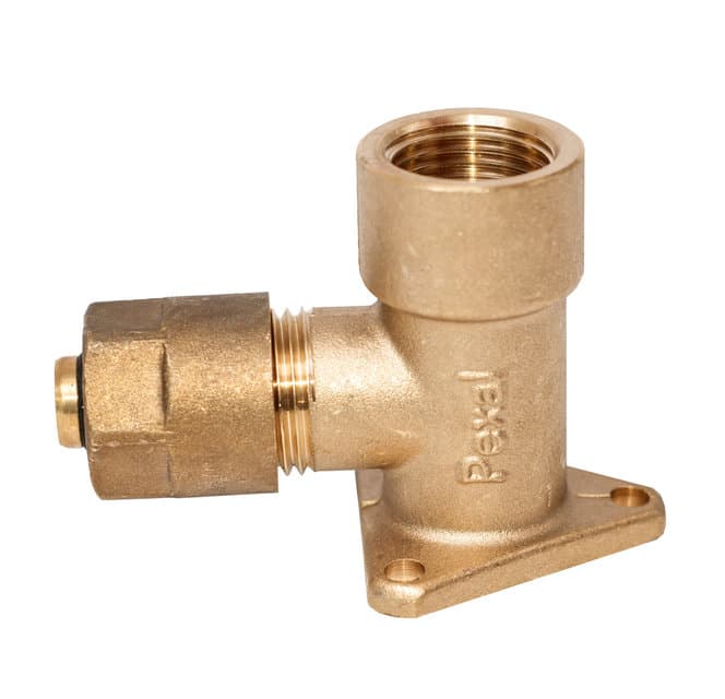 Коліно монтажне з кріпленням16 х 1/2" для 2,25 Pexal 10/70