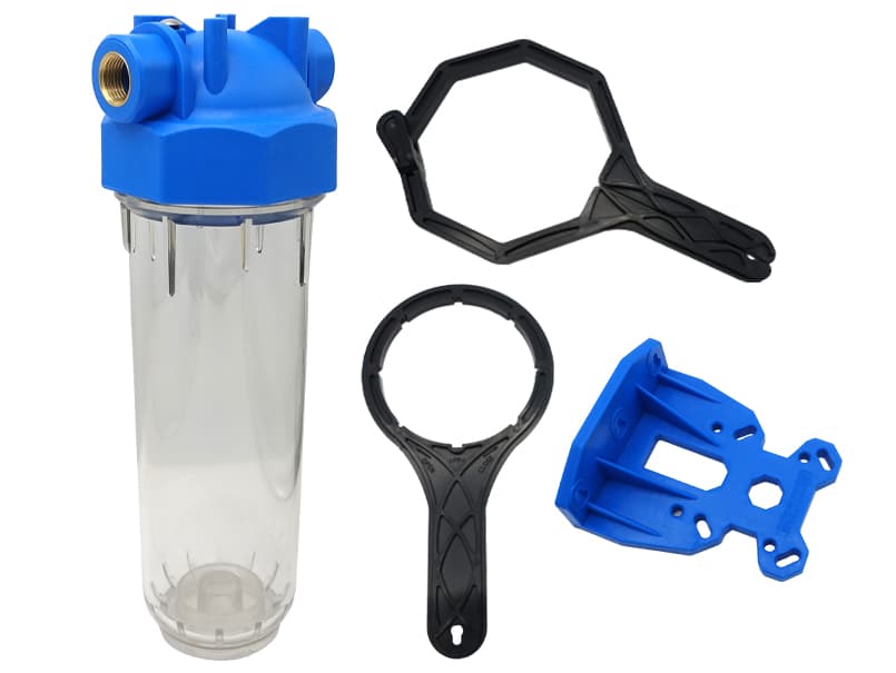 Фільтр механічного очищення DP-10-1/2"(mono, різьба латунь, колба прозора) 12шт
