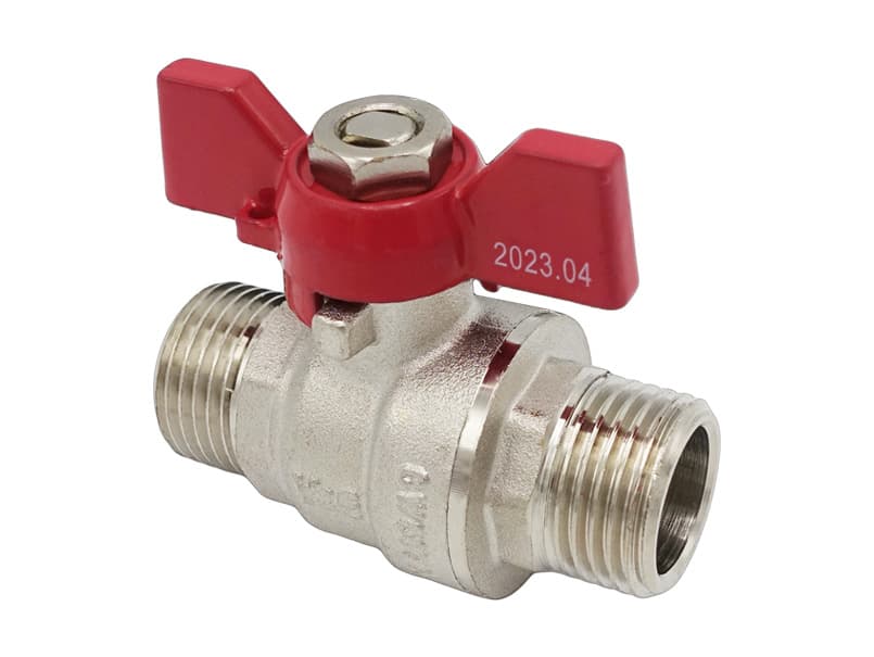 Кран шаровой Valogin Optima 1/2" НН красная бабочка VG-103101 1/20 шт