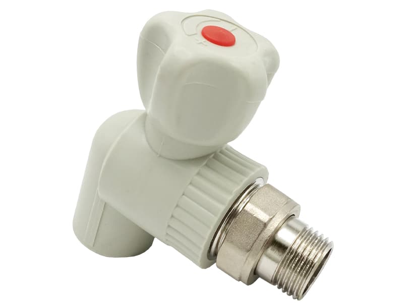 Кран радиаторный угловой PPR Ø20 х 1/2"Н FORA 10/100