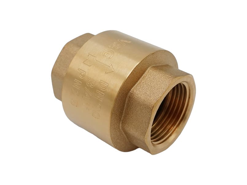 Обратный клапан Valogin 3/4" ВВ с латунным штоком VG-401102 1/20 шт