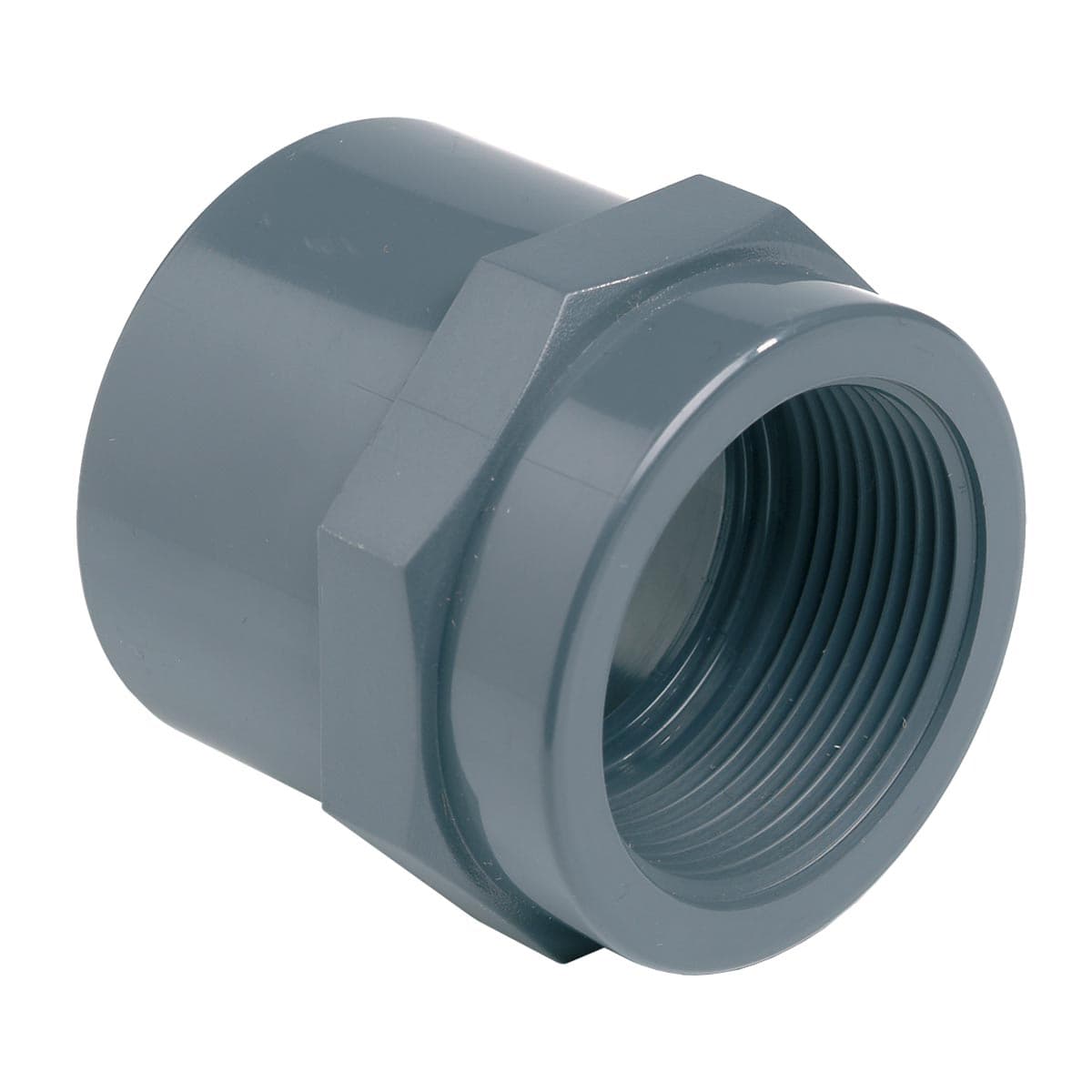 Муфта ПВХ Effast RGRMAG063G перехідна з внутрішньою різьбою, d63x2"