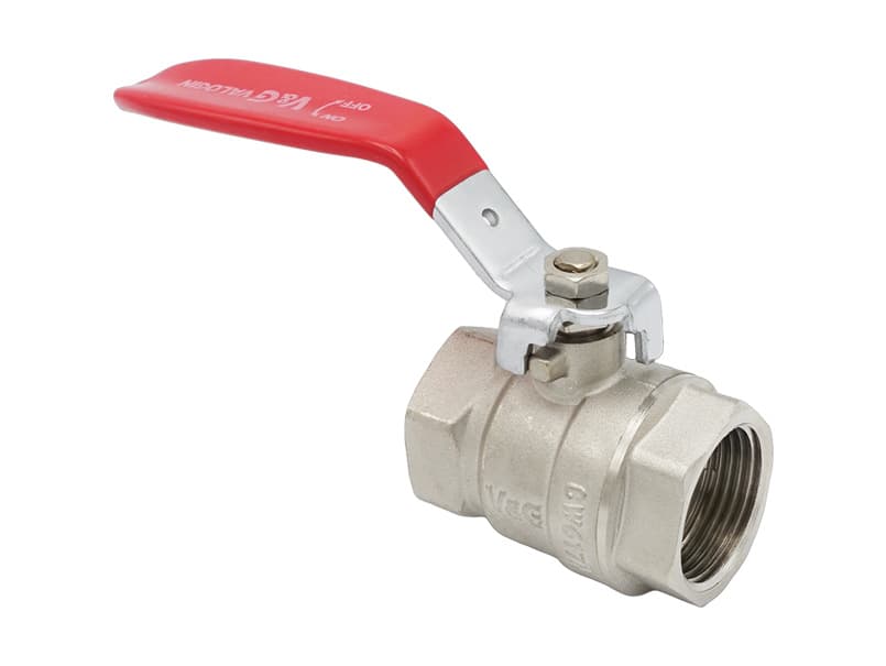Кран кульовий Valogin Optima 1" ВВ червона ручка VG-102203 1/12 шт