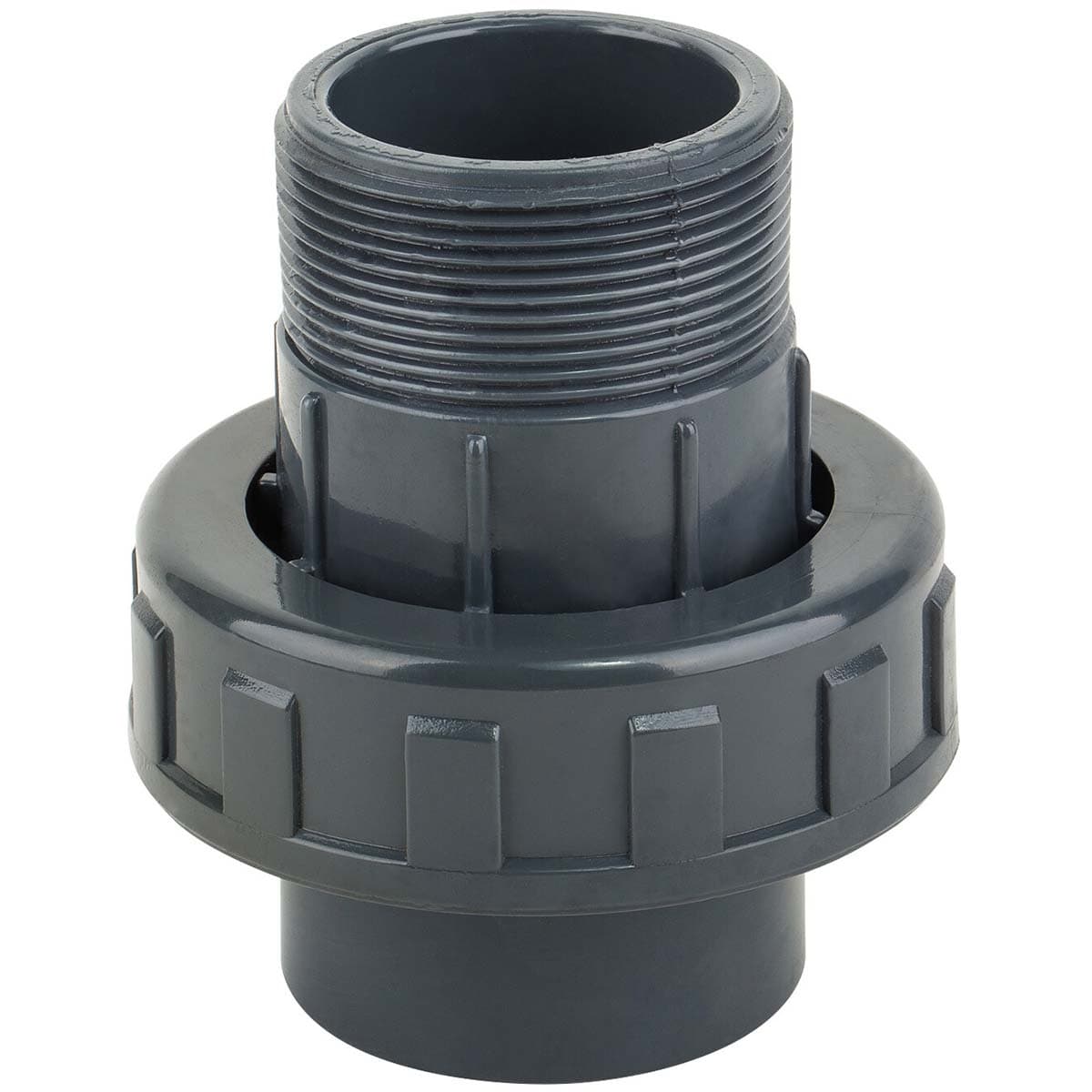 Муфта ПВХ Kripsol EHM30 63.C розбірна, із зовнішньою різьбою d63х2"