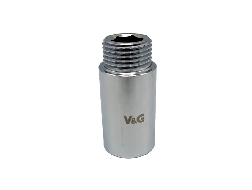 Удлинитель Valogin 1" x 40 ВН хромированный VG-210130 1/30 шт