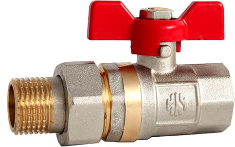Кран-американка прямой 1 1/4" ASСO PN40 3/12