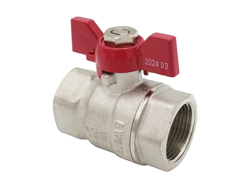 Кран шаровой Valogin Optima 3/4" ВВ красная бабочка VG-102102 1/20 шт