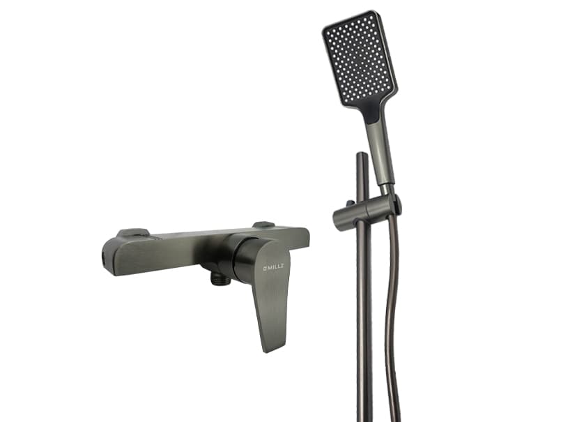 Смеситель для душевой кабины MILLZ со стойкой серый MRS-AL-E2-1(Gray) 1/10