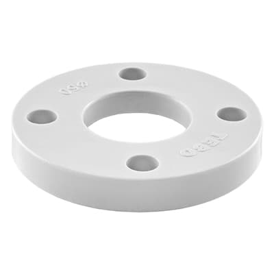 Фланец пластиковый (ABS) Ø50 PN10/cталь Ду 40 Tebo белый 4/48