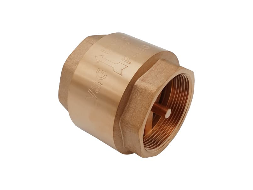 Обратный клапан Valogin 2" ВВ с латунным штоком VG-401106 1/6 шт