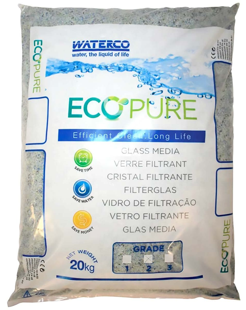 Пісок скляний Waterco EcoPure 1.0–3.0 мм (20 кг)