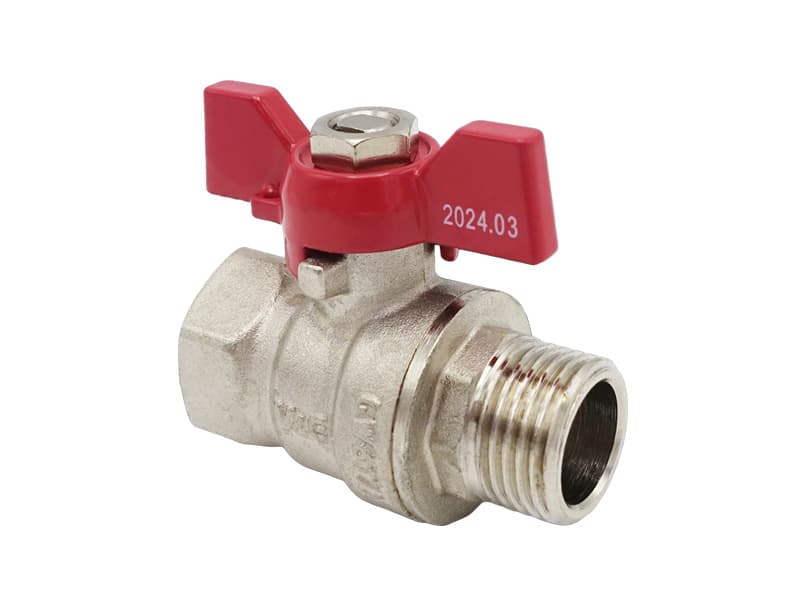 Кран шаровой Valogin Optima 1/2" ВН красная бабочка VG-101101 1/28 шт