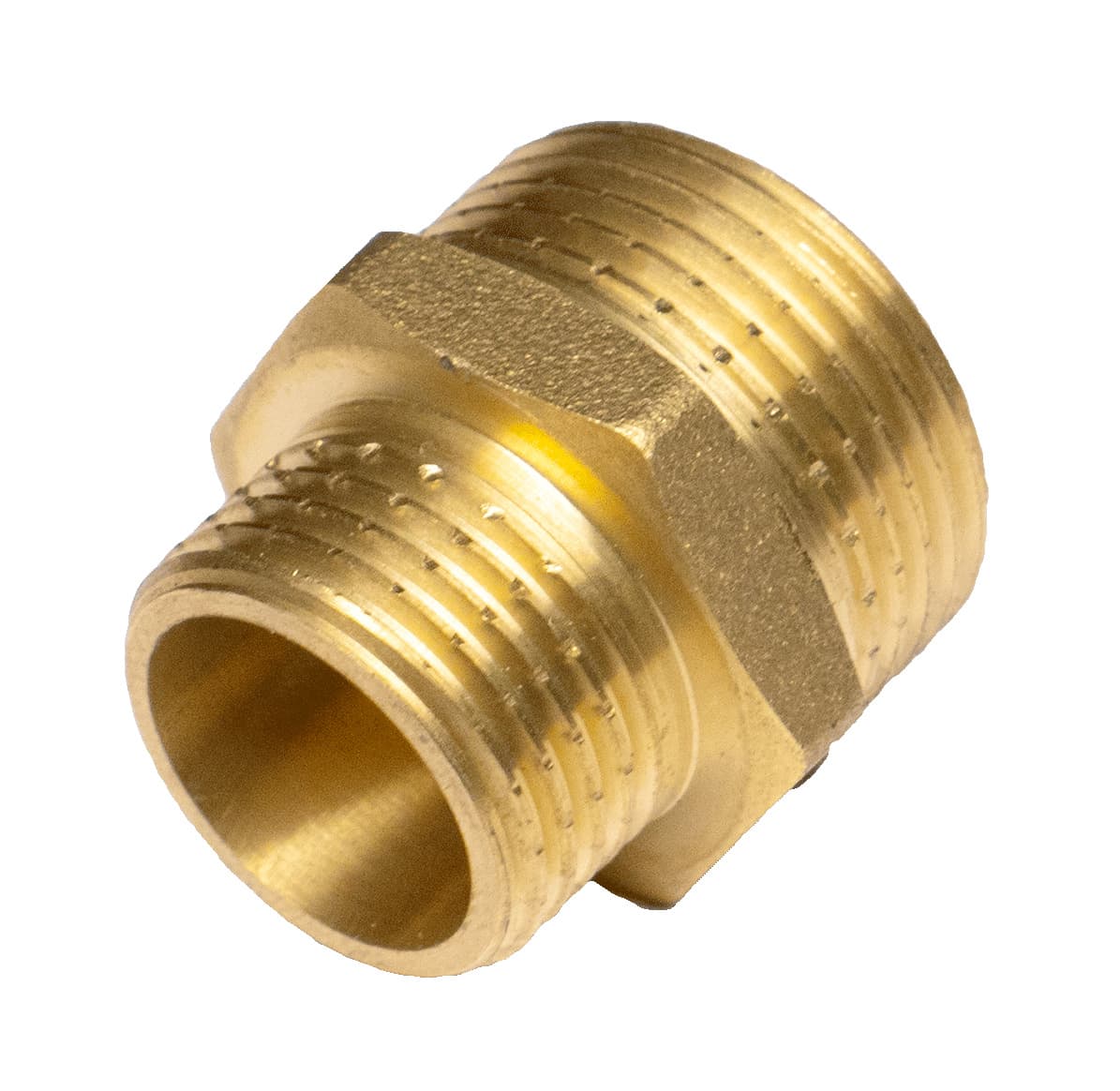 Ниппель переходной 1 1/4"Н-1 1/2"Н латунь (без покрытия) 10/20