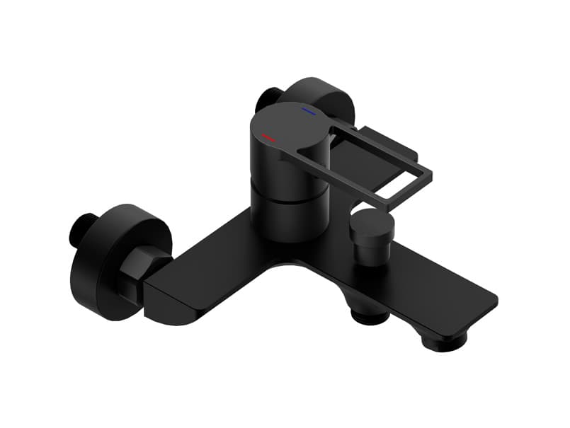 Змішувач для ванни, латунь ,чорний матовий AIM,DG06530 black matte