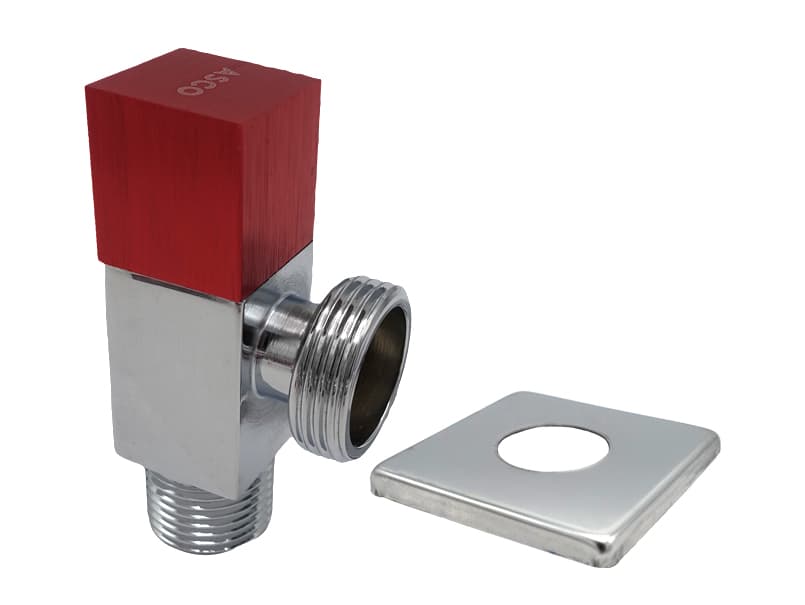 Кран кутовий для сантехприладів ASCO 1/2"х3/4" хром AS-AV-004