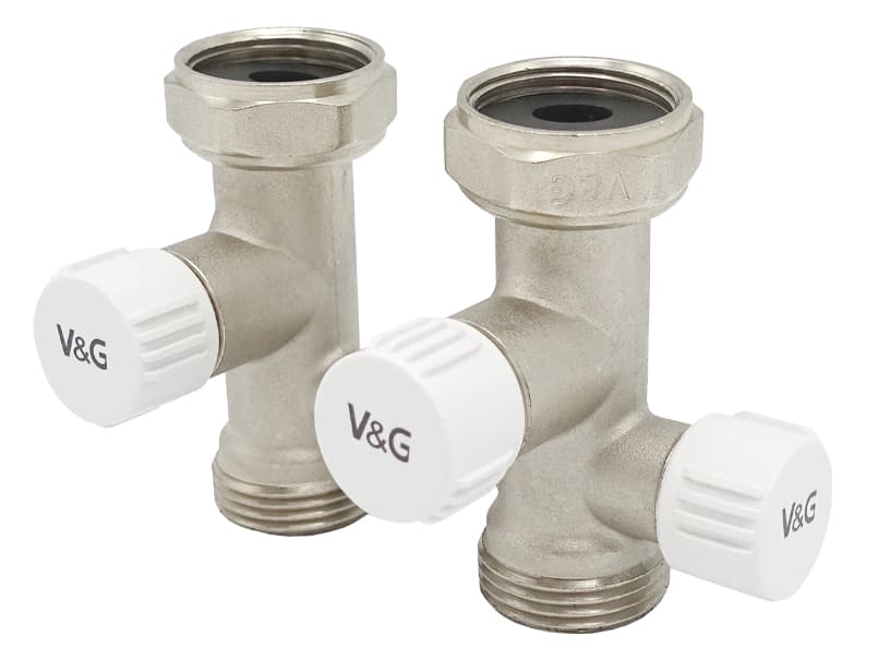 Узел нижнего подключения радиатора Valogin прямой 3/4"В x 3/4" евроконус VG-607101 1/12 шт