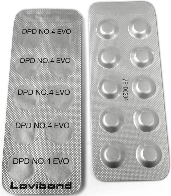 Таблетки для фотометра Lovibond DPD №4 EVO для вимірювання хлору (10 шт.)