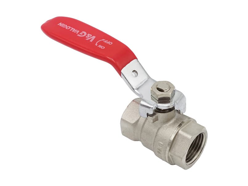 Кран шаровой Valogin Optima 1/2" ВВ красная ручка VG-102201 1/18 шт