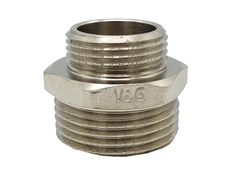 Ніпель Valogin 1/2''х3/8'' ЗЗ редукційний VG-203203 1/150 шт