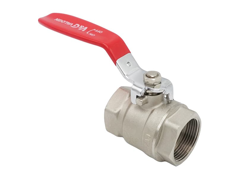 Кран шаровой Valogin Optima 1 1/4" ВВ красная ручка VG-102204 1/10 шт