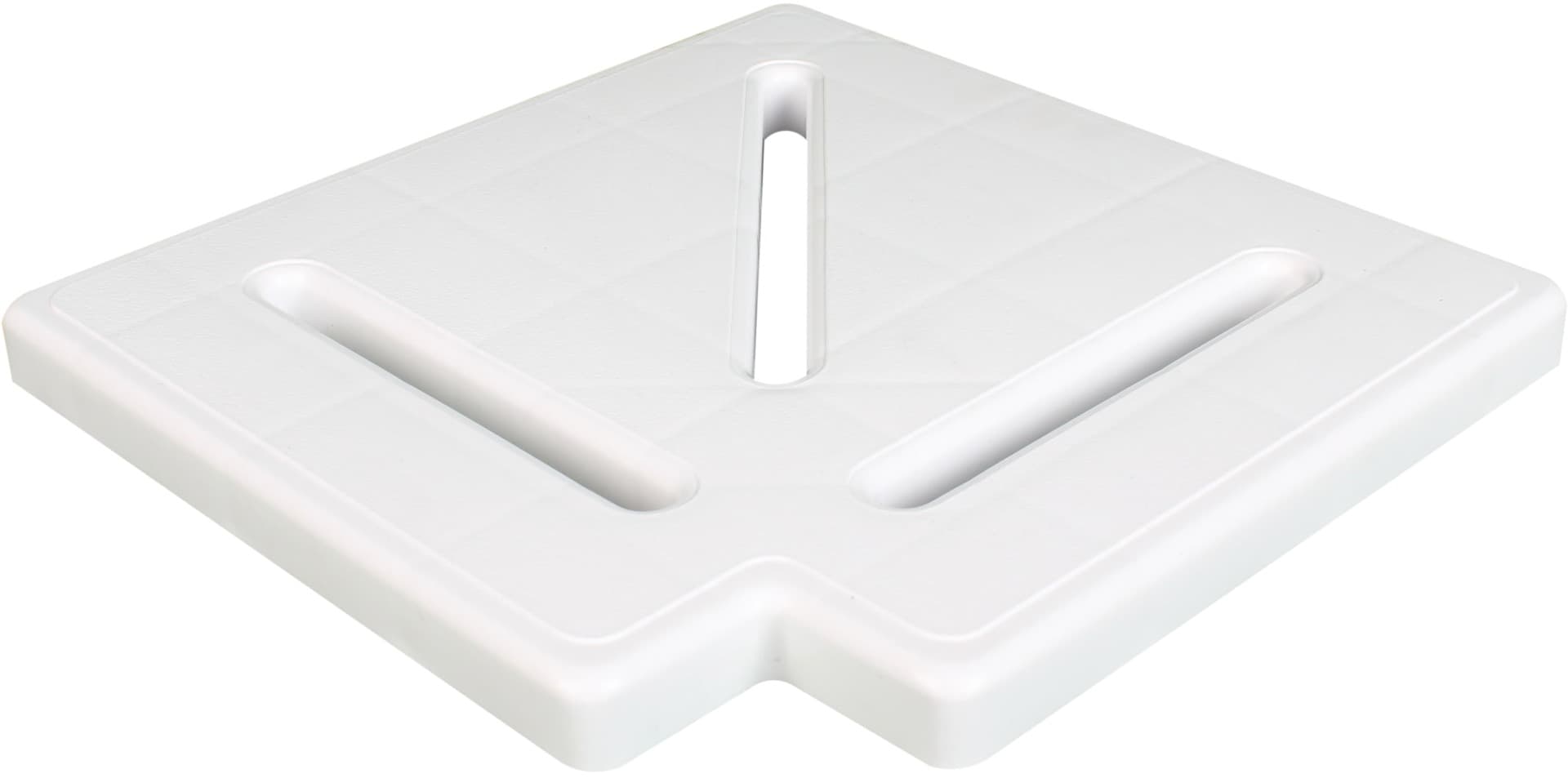 Кутовий елемент Aquajoy KP HKE27 для переливної решітки, 90°, 245х25 мм (білий)