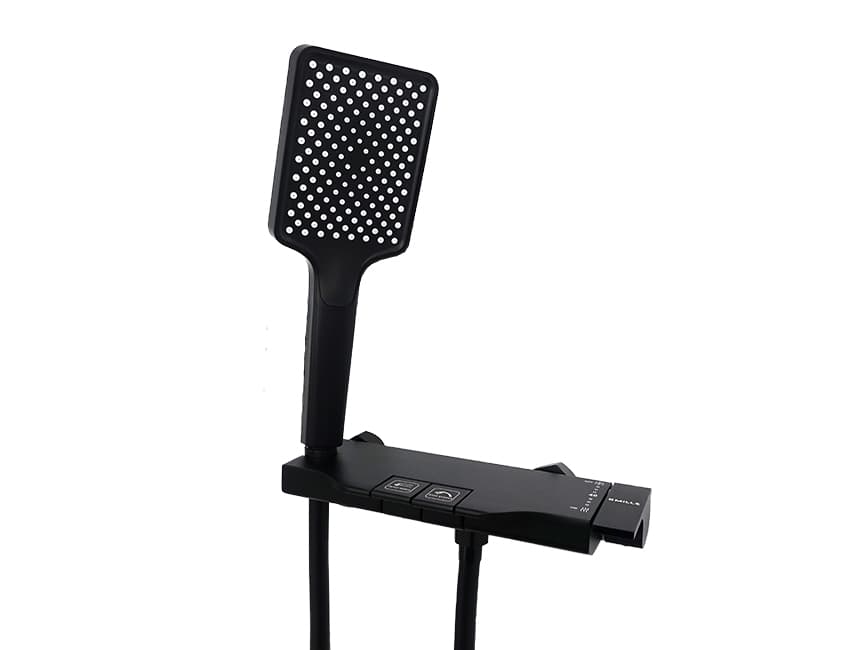 Змішувач для душової кабіни MILLZ чорний MRS-AL-E3(Black) 1/10
