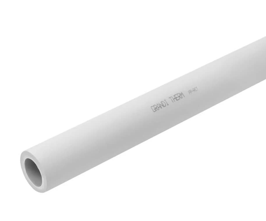 Труба PPR PN20 Ø25*4,2mm GrandiTherm сірого кольору 4/60