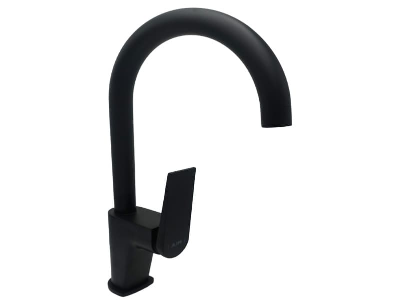 Змішувач для кухонної мийки AIM чорний матовий DG08950 (matte black)