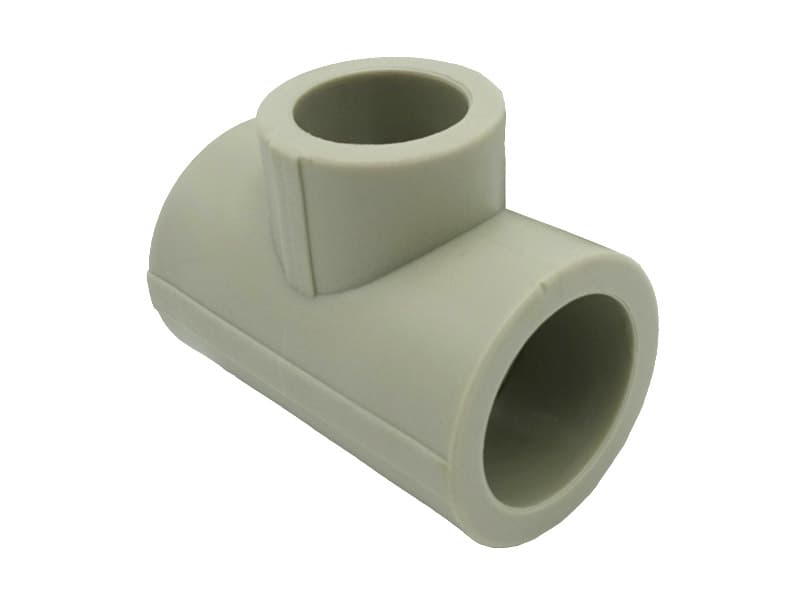 Трійник редукційний PPR Ø32x25x32 сірий колір Grandi 20/100шт