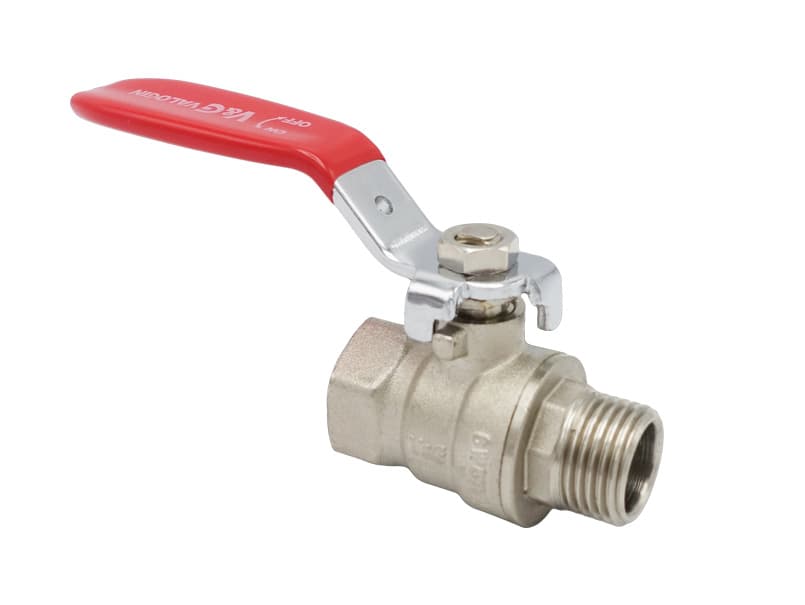 Кран кульовий Valogin Optima 1/2" ВЗ червона ручка VG-101201 1/15 шт