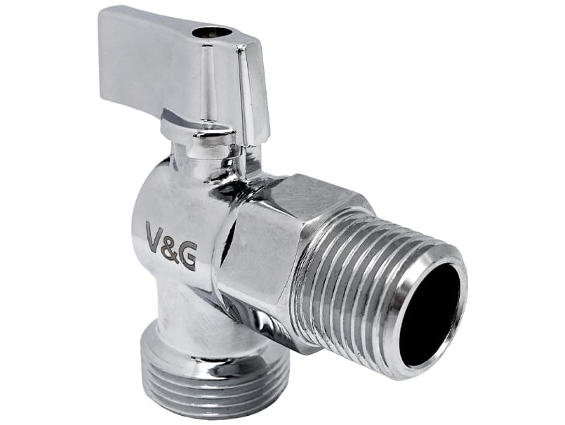 Кран угловой для сантехприборов Valogin 1/2" х 3/4" VG-501102 1/22 шт
