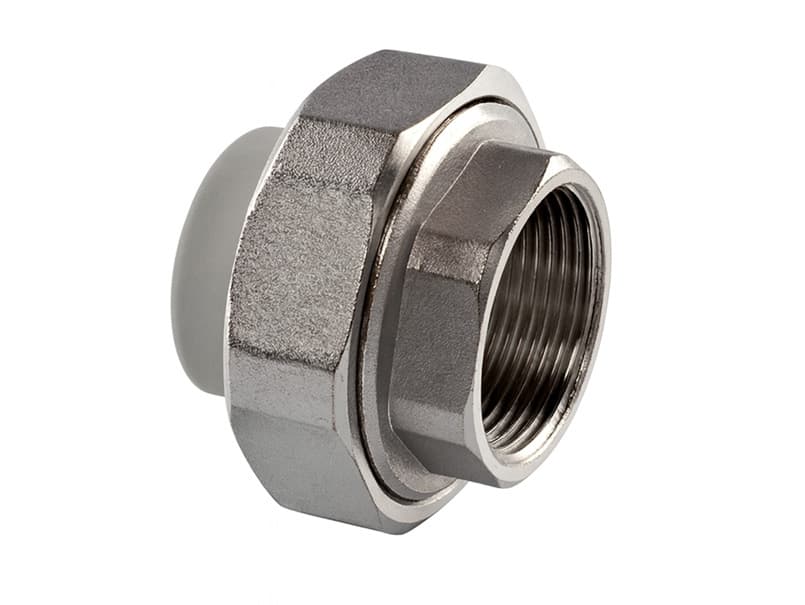 Американка з внутрішньою різьбою PPR Ø25x3/4" сірий колір ASCO® 1/150 шт