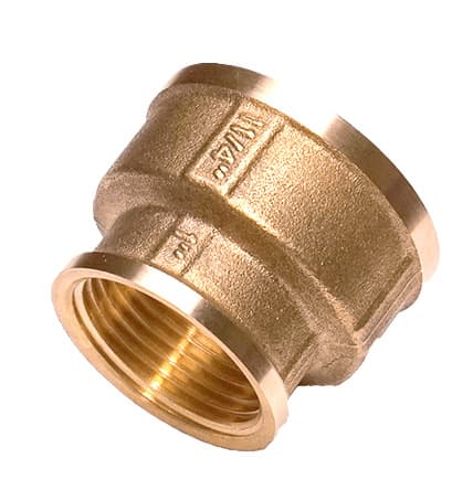 Муфта 3/8"В-1/2"В латун., (без покриття), 10/200 шт