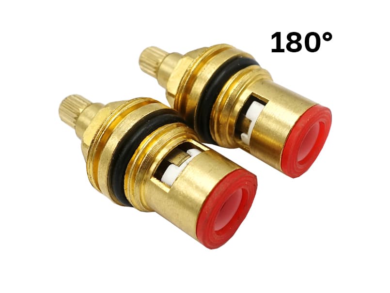 Комплект кранбукс MILLZ угол поворота 180° латунь MRS-P-054