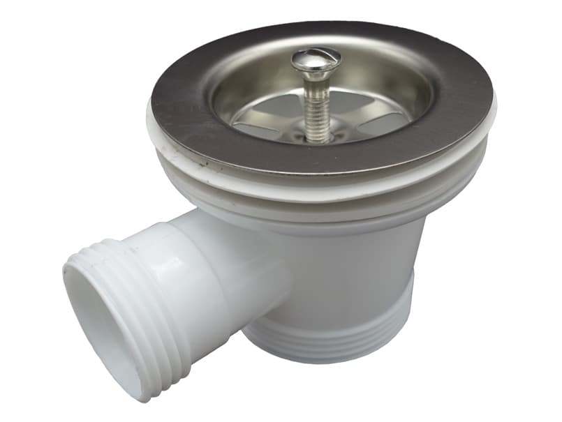 Випуск різьбовий 11/2" (сітка н/ж Ø70мм) з переливом MILLZ 1/150
