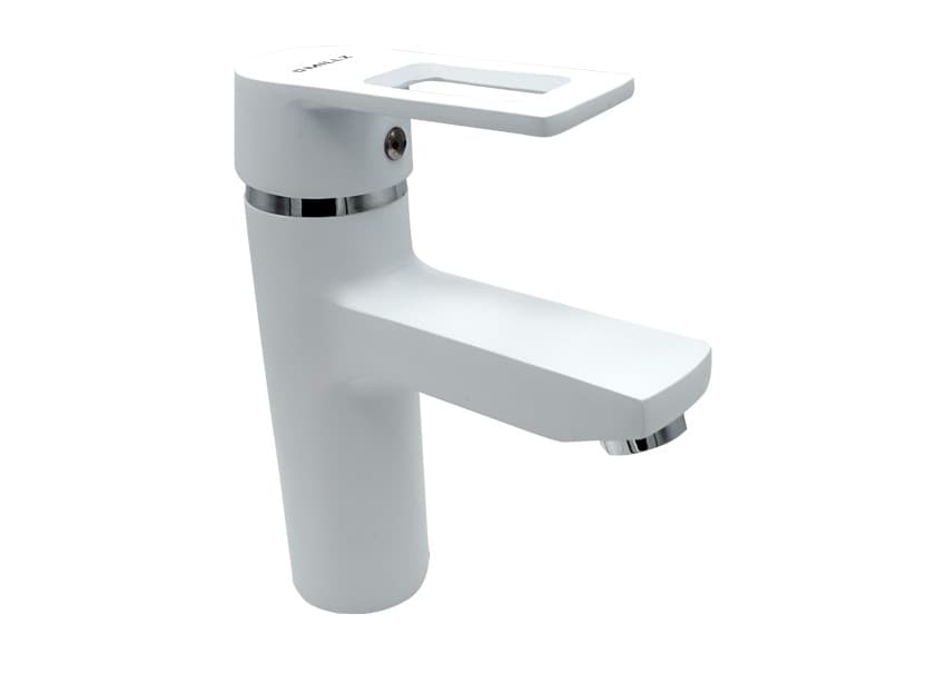 Змішувач для умивальника MILLZ білий матовий MZ E1-B046KW-40